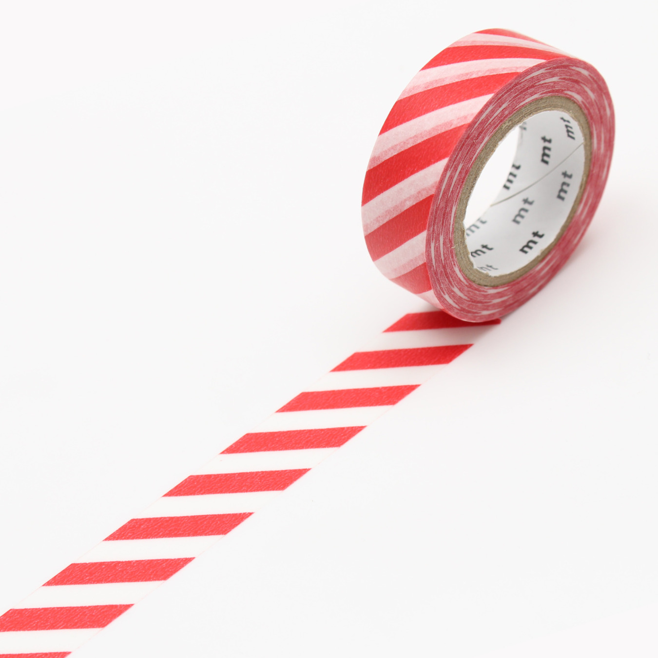 Candycane Washitape rot weiss streifen