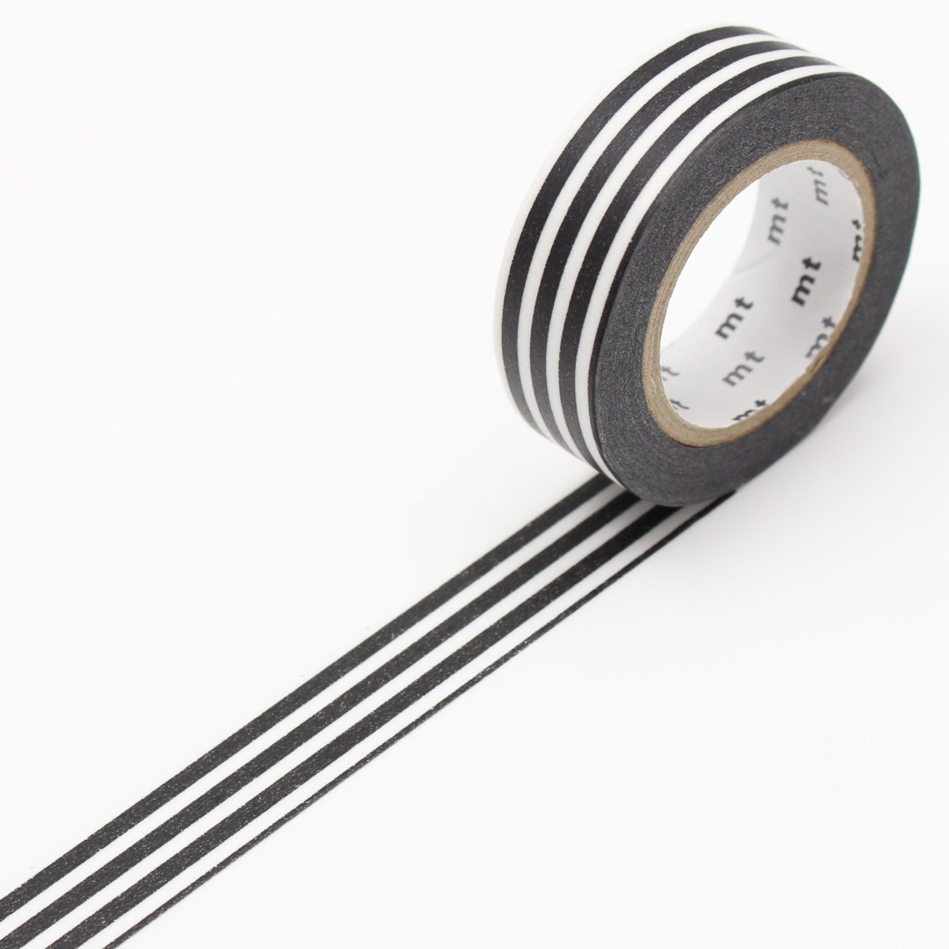 mt Washi Tape Border Streifen Schwarz