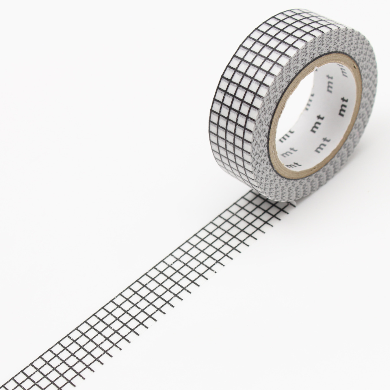 mt Washi Tape Kariert Schwarz