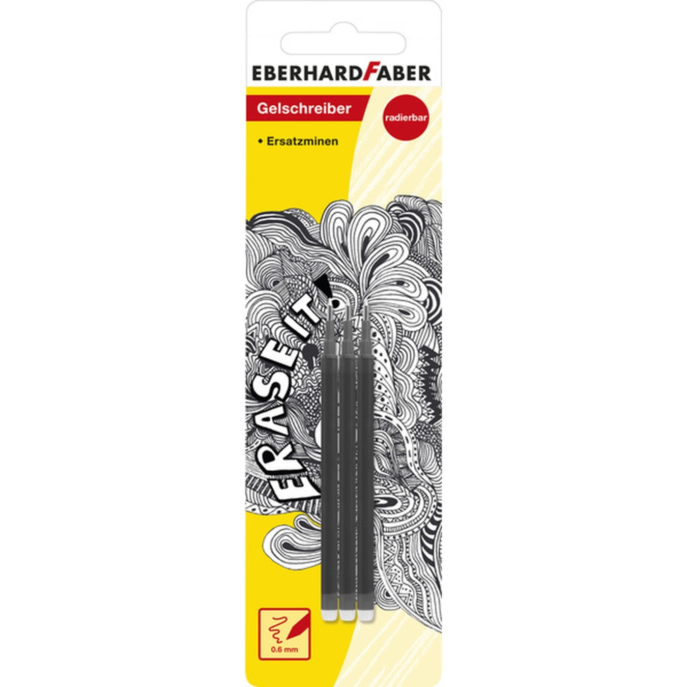 Radierbare Minen Schwarz