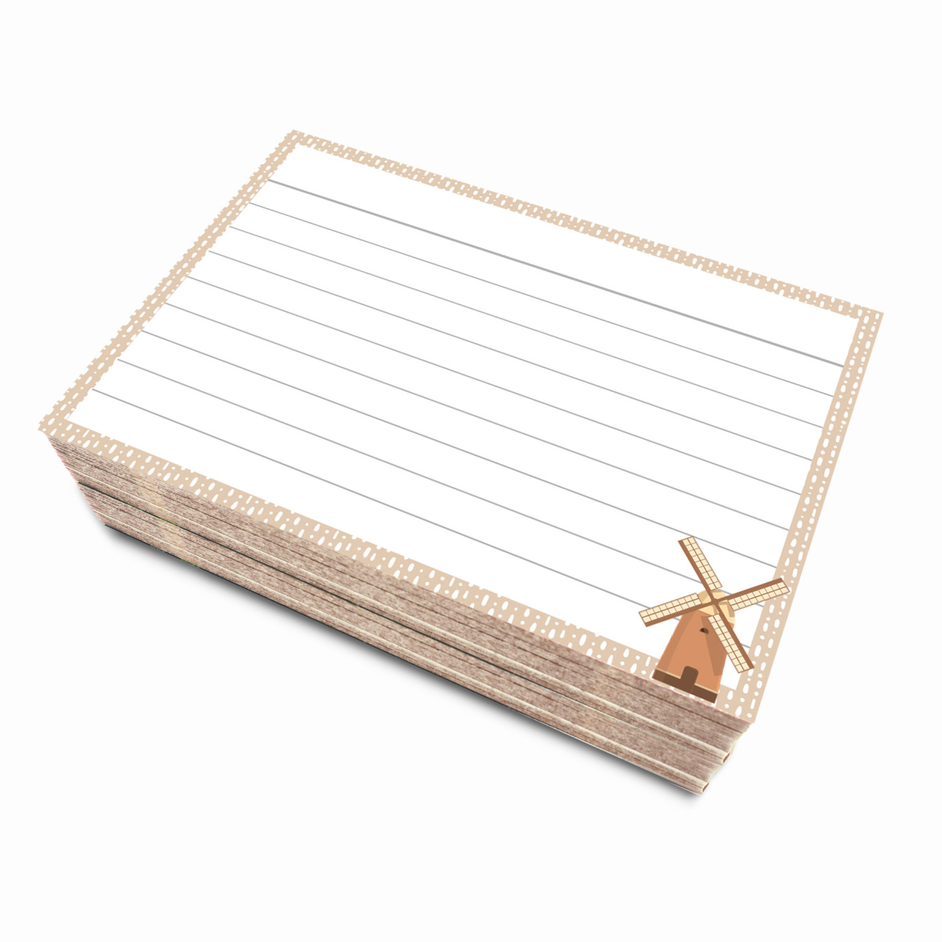Leitner Flashcards Karteikarten A7 "Made in Holland" Windmühle