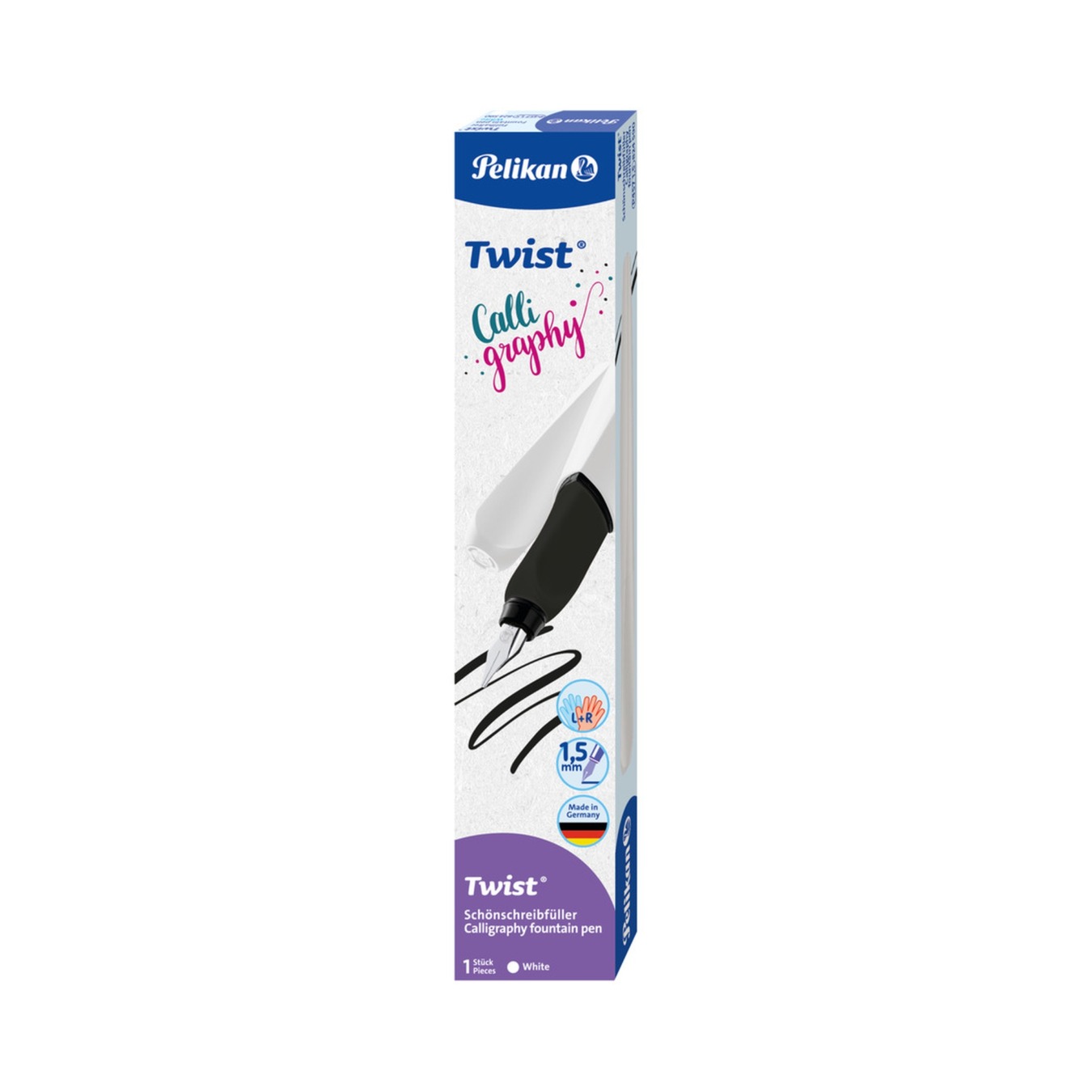 PELIKAN Calligraphy Füller Twist Weiß
