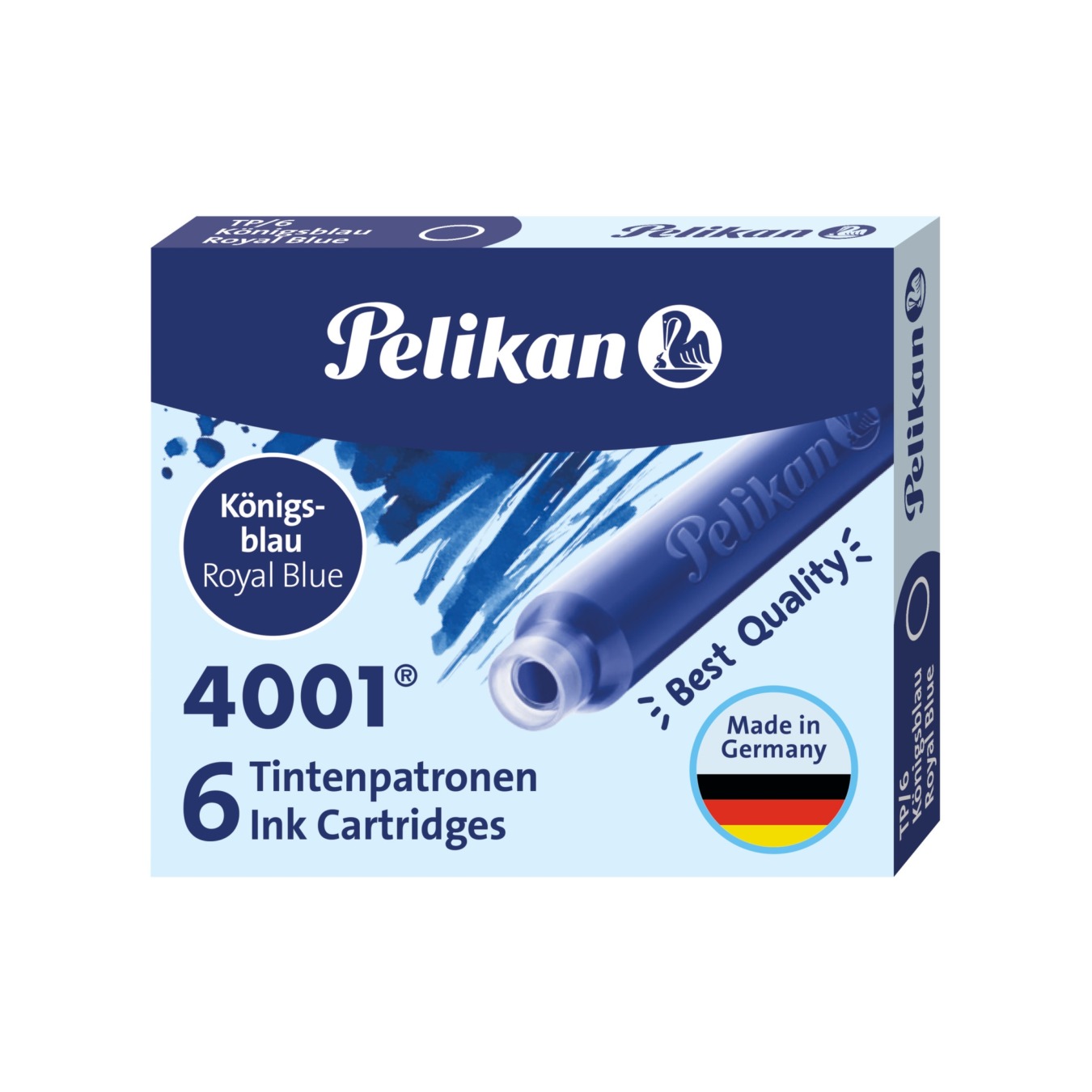 PELIKAN Bunte Tintenpatronen für Füller Blau