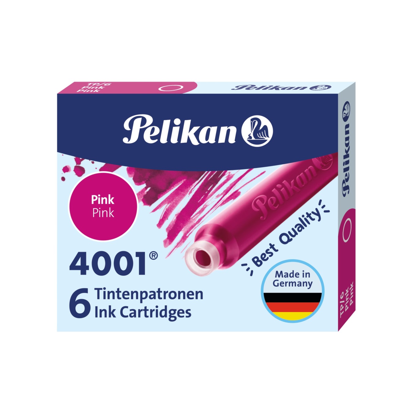 PELIKAN Bunte Tintenpatronen für Füller Pink