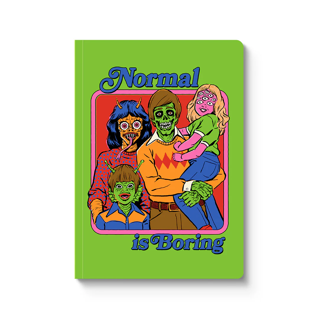 Retro Notizbuch grün