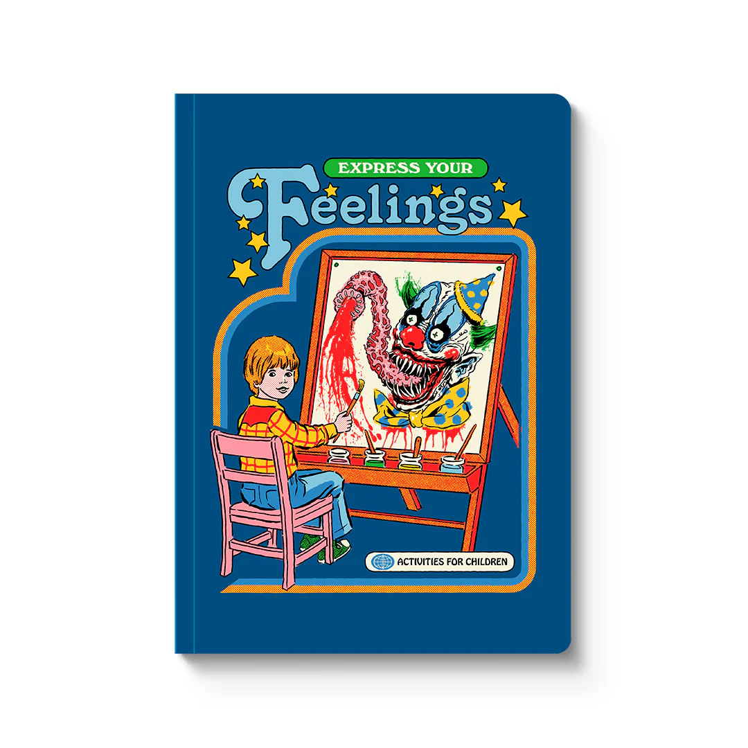 Lustiges Notizbuch gruseliger Clown Malen