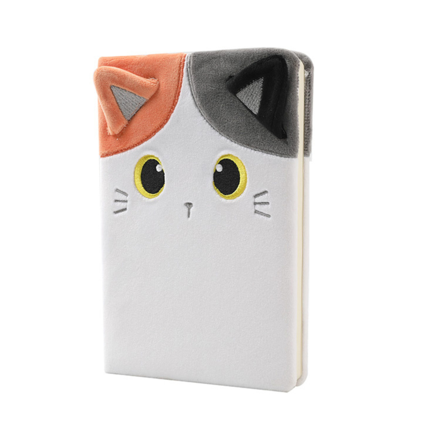 ITOTAL flauschiges Notizbuch A5 Orange Cat