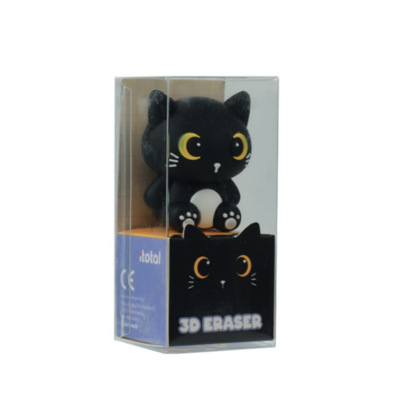 ITOTAL Radiergummi Schwarze Katze