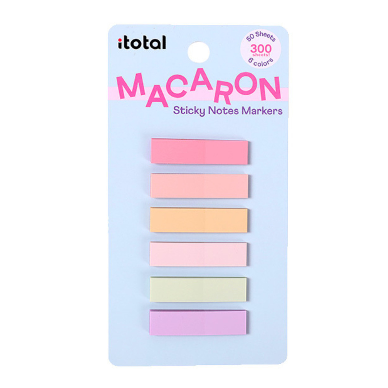 ITOTAL Schmale Haftstreifen Pagemarkers Macaron Pastell