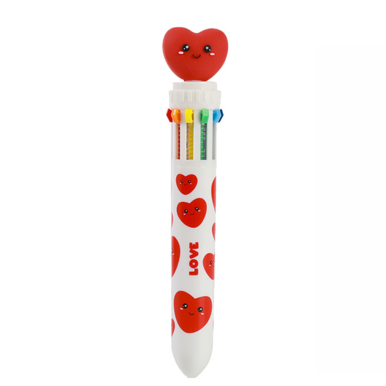 Multicolor Kuli mit Herzen