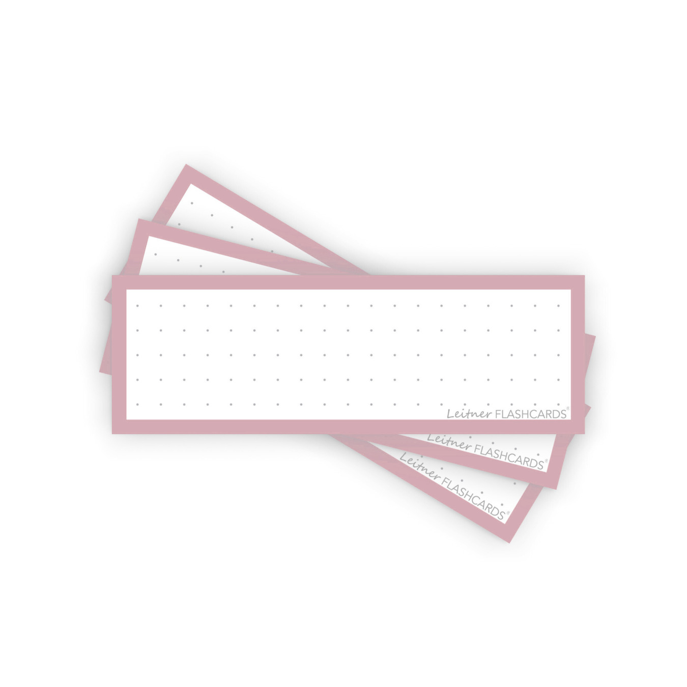 Leitner Flashcards Karteikarten Vokabeln Dotted Blush