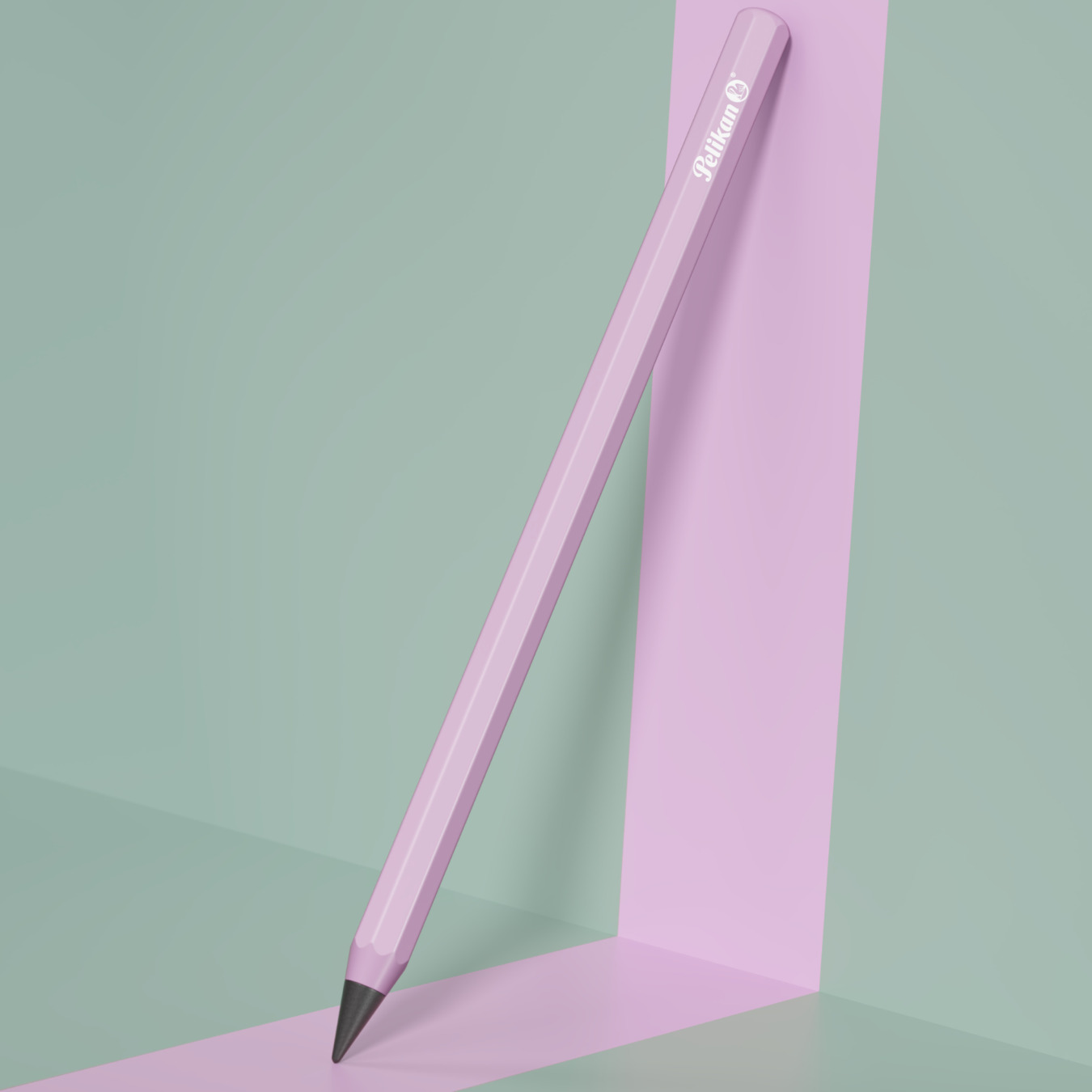 stylischer bleistift rosa