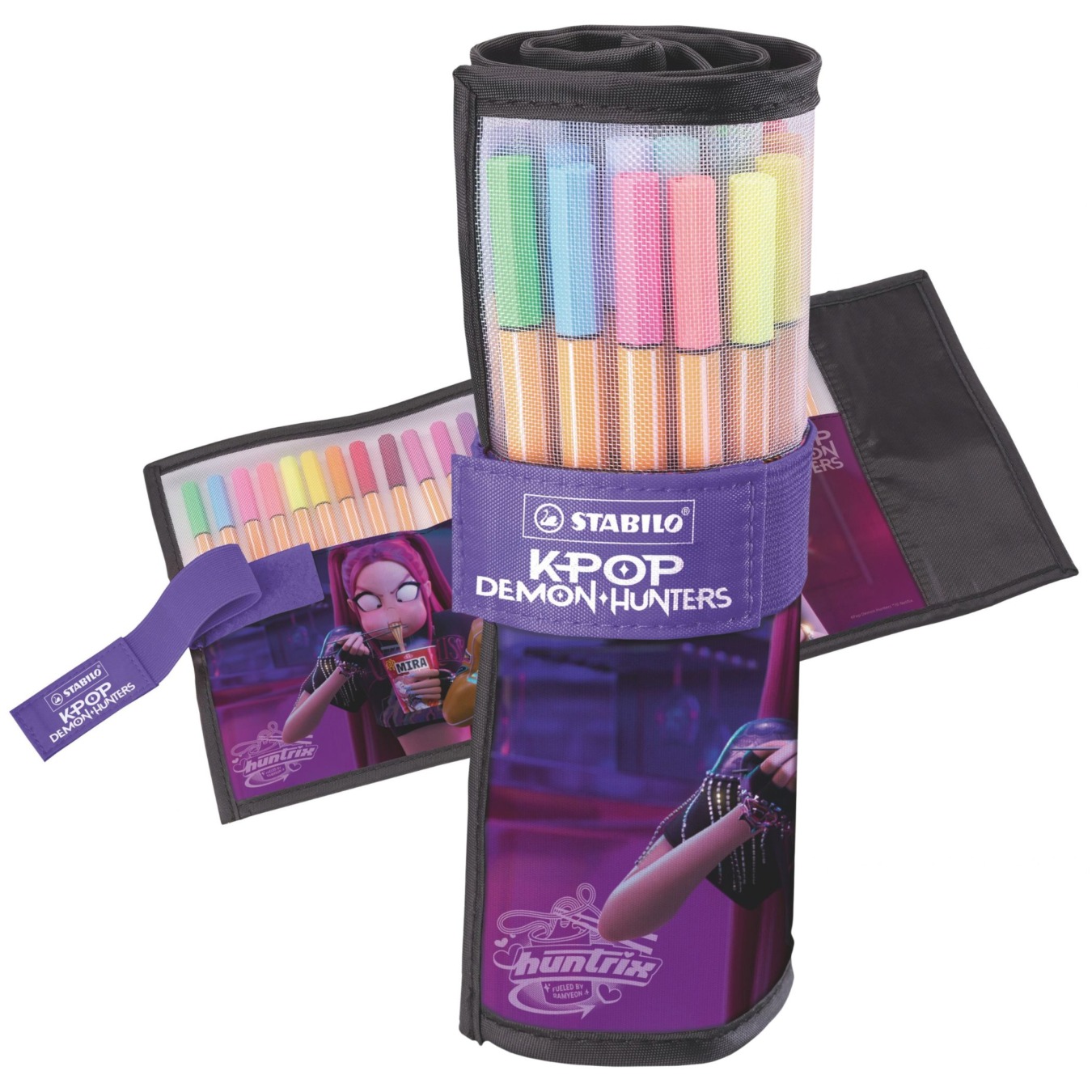 STABILO point 88 Fineliner 25er Rollerset KPop Demon Hunter Edition